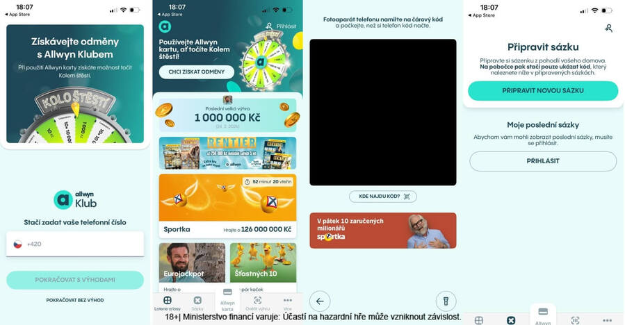 Sazka Klub aplikace je dostupná ke stažení