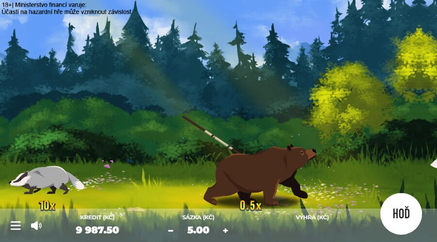 Mezi nevšední Tech4Bet hry patří například Lovec