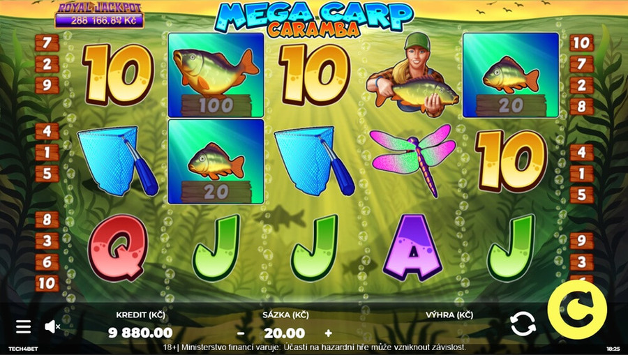 Hrací automat Mega Carp Caramba