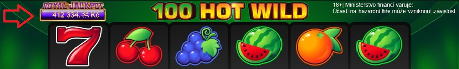 Royal jackpot je součástí všech automatů značky Tech4Bet