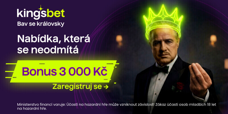 Kingsbet sázkařský bonus až 3&nbsp;000&nbsp;Kč na kurzové sázení