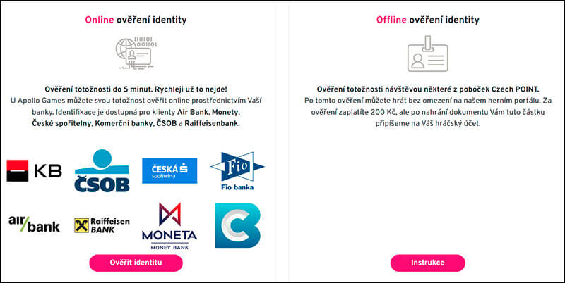 Ověření identity přes Bank iD