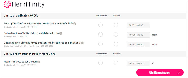 Jak si nastavit herní limity v&nbsp;casinu Apollo