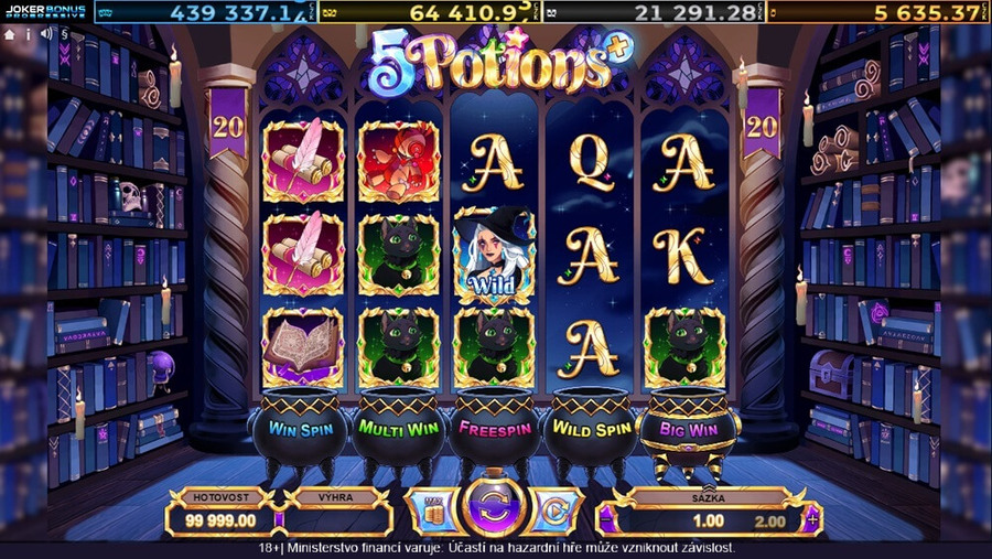 Automat 5 Potions+ od výrobce Bellot