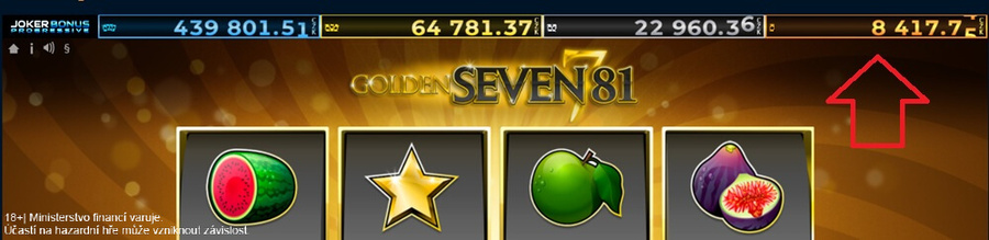 Bellot má sdílený jackpot s&nbsp;Kajot automaty