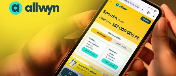 Vsaďte si Sportku online u Allwyn za bonus 300 Kč zdarma