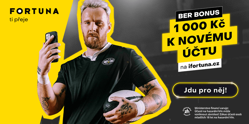 Zaregistrujte se u&nbsp;Fortuny a&nbsp;sledujte tisíce zápasů živě s&nbsp;Fortuna TV