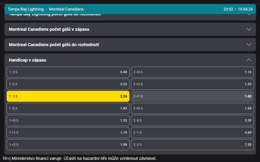 Asijský handicap u&nbsp;Fortuny