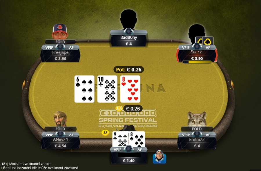 Na No Limit Cash Game poker si vyhraďte alespoň 3&nbsp;000 BB