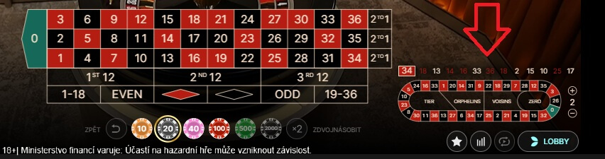 Hráčský klam bývá u&nbsp;rulety umocněn přehledem posledních výherních čísel