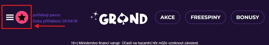 Grandwin menu