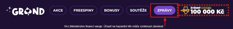 Přejděte do sekce Zprávy