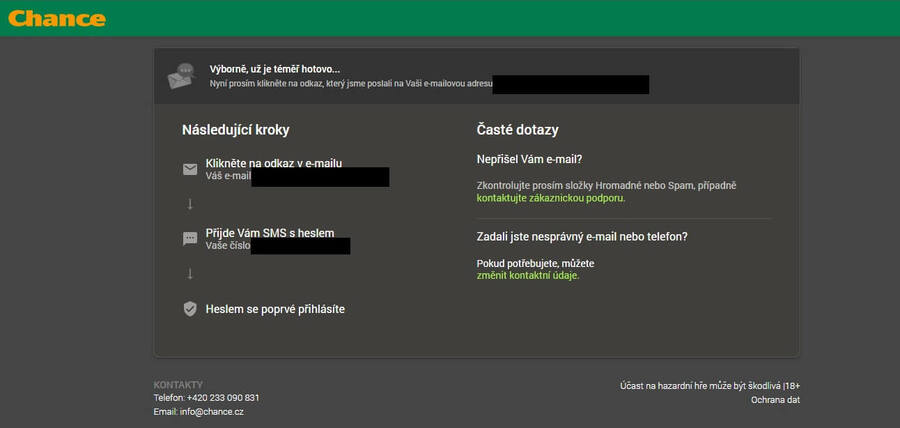 Ověřte svůj e-mail a&nbsp;telefonní číslo