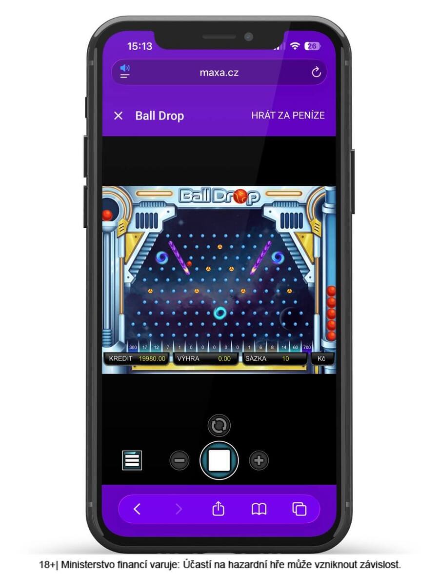 Plinko hra Ball Drop od společnosti Adell