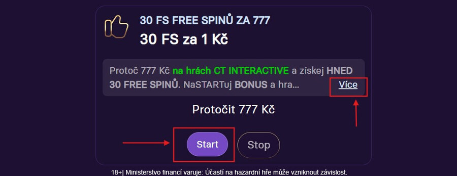 V této sekci najdete všechny aktuální Grandwin bonusy