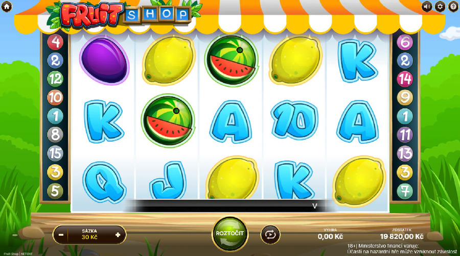 Fruit Shop má RTP 99,05&nbsp;%