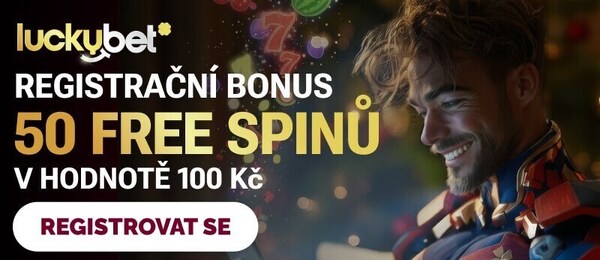 Získejte v LuckyBet casinu registrační free spiny zdarma bez vkladu