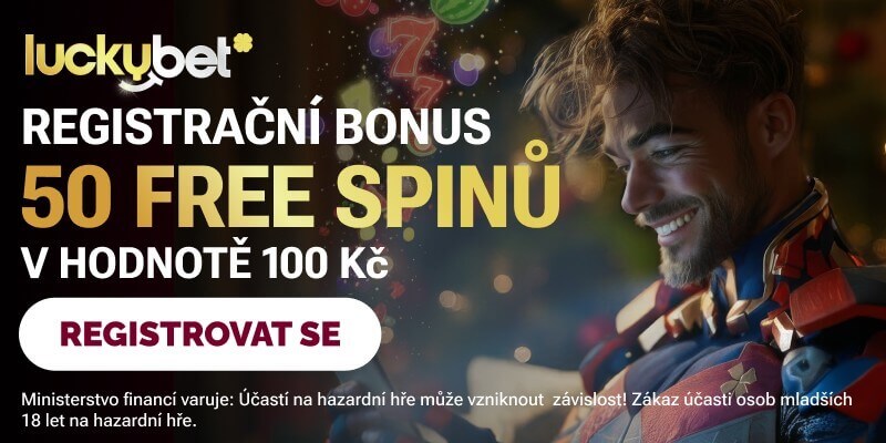 Získejte v&nbsp;LuckyBet casinu registrační free spiny zdarma bez vkladu