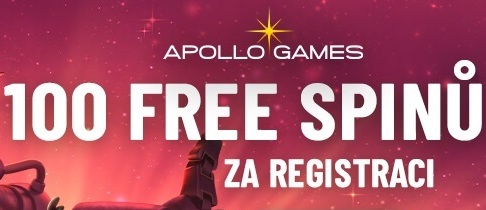 Apollo Games free spiny: 100 otoček za registraci