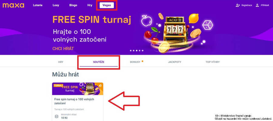 Zdrojem free spinů v&nbsp;Maxa casinu jsou i&nbsp;vícedenní turnaje