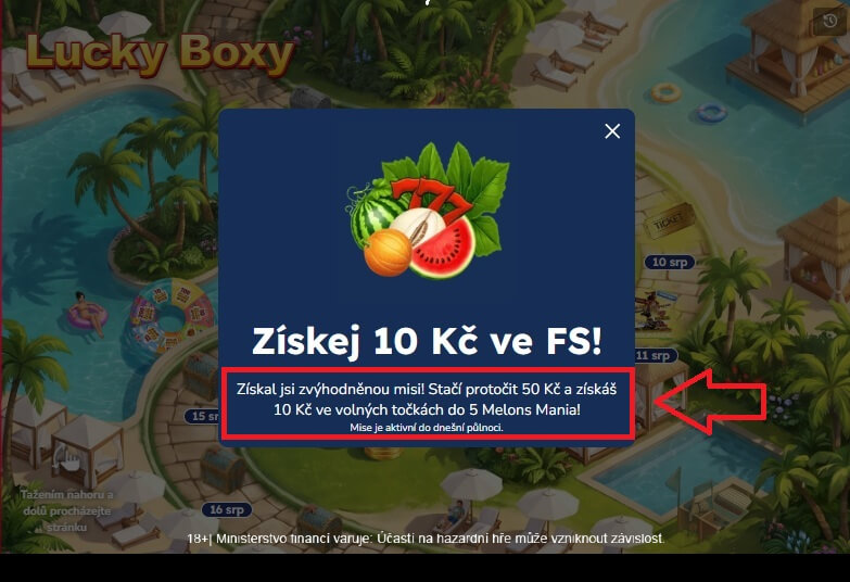 Přečtěte si podmínky pro získání dnešních free spinů