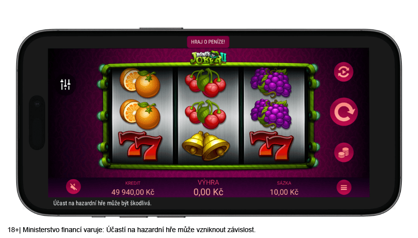 Hra na šířku v&nbsp;online casinu SYNOT TIP