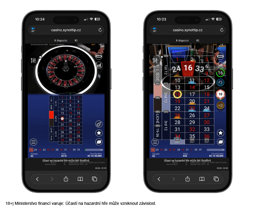 Online ruleta u&nbsp;SYNOT TIPu