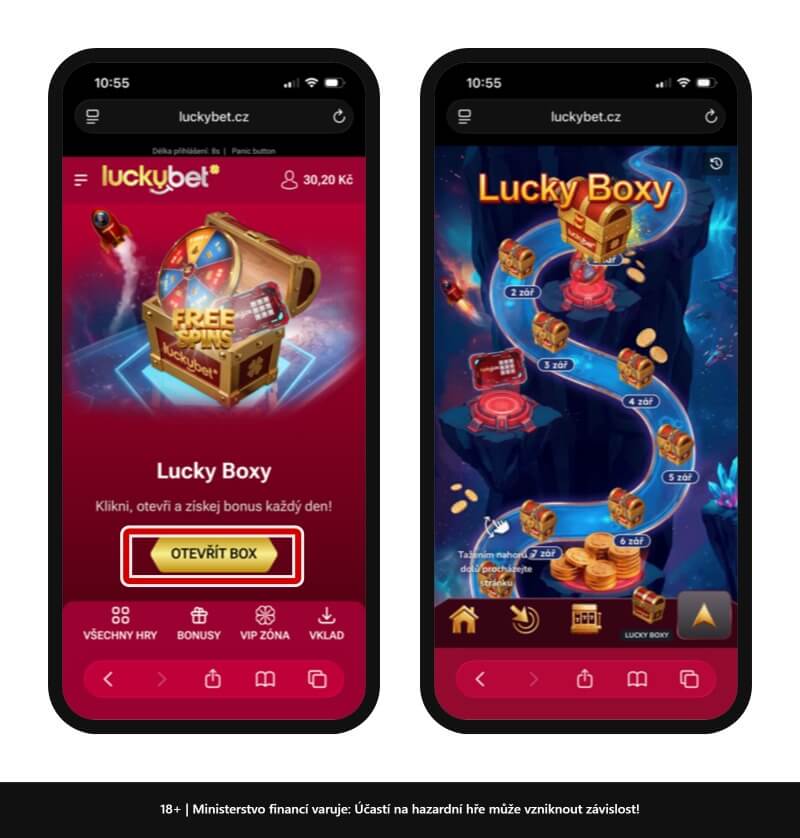 Lucky Boxy u&nbsp;LuckyBetu
